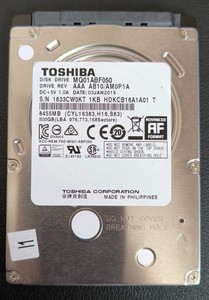 Festplatte TOSHIBA 500Gb MQ01ABF050 8Mb Cache 5400Rpm SATA III 2,5"