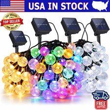 50 LED Solar String Lights Patio Party Yard Garden Wedding Waterproof Outdoor