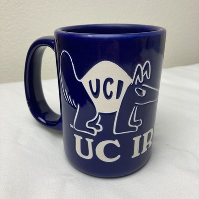 UC Irvine Anteaters UCI ZOT Bistro Mug 16oz Blue Ceramic Engraved Cup