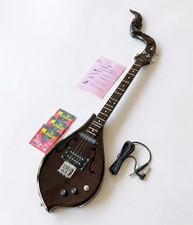 Thai Phin Elektro Akustik Laute 3-saitig | Massivholz Isan Instrument Naga Kopf