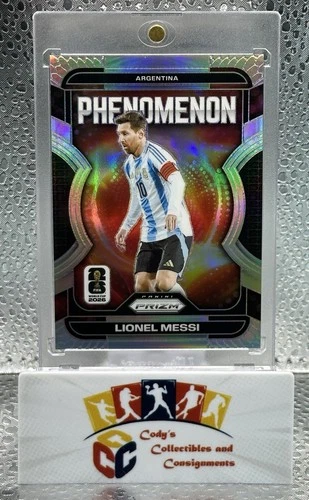 2026 Panini Prizm World Cup Lionel Messi Phenomenon Silver Prizm #19 Argentina