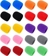 20PCS Microphone Cover Colorful Mic Windscreen Foam Covers Reusable Micro...