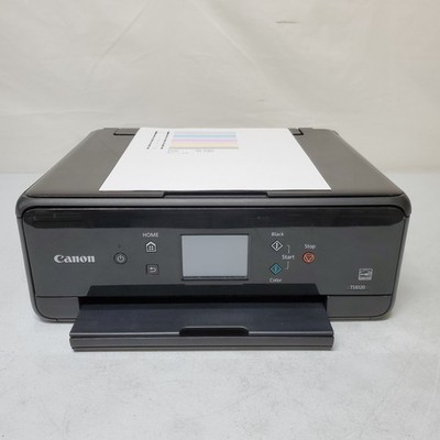 Canon TS6120 Color Inkjet Printer 300 Page Count LOW USE All-In-One Wi-Fi Duplex