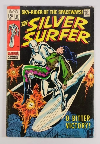 1969 Marvel The Silver Surfer No. 11 Vintage Comic Book
