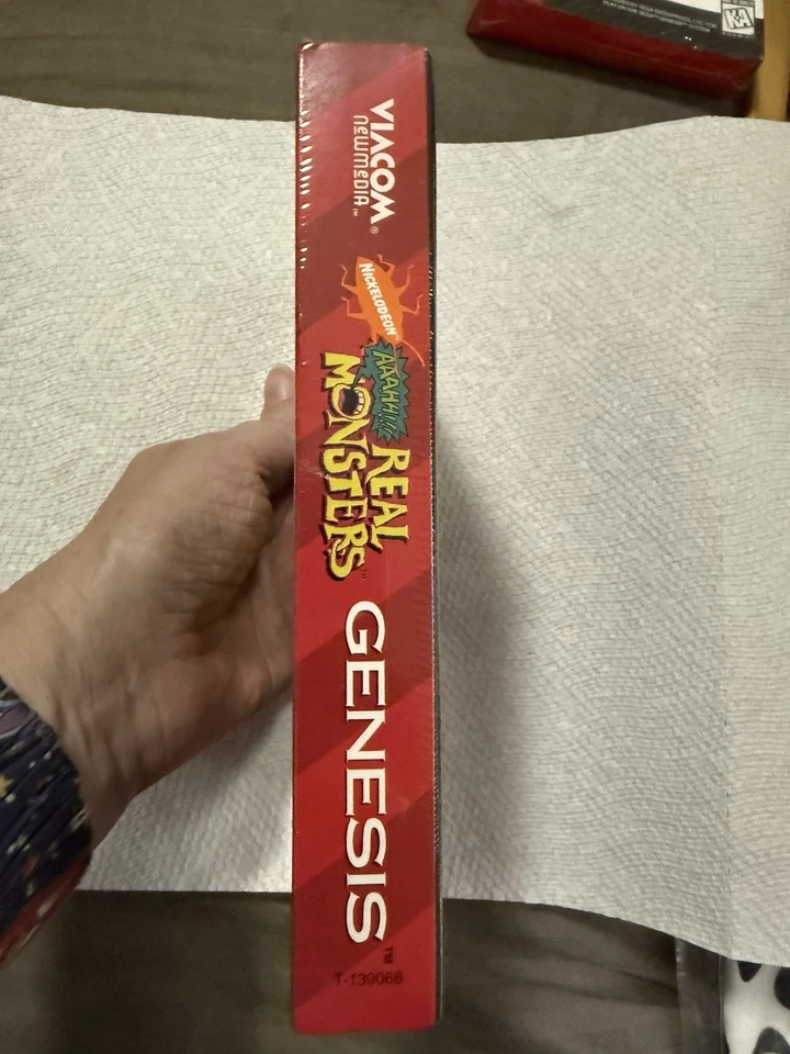Nickelodeon AAAHH!! Real Monsters (Sega Genesis 1995) NEW FACTORY SEALED, RARE! - Image 3 of 3