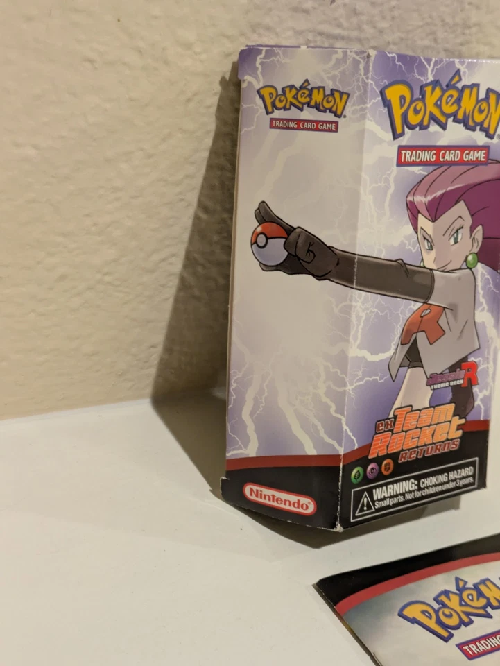 EMPTY Pokemon TCG EX Team Rocket Returns Theme Deck OPEN Box Rule Book JESSIE - Image 3 of 4