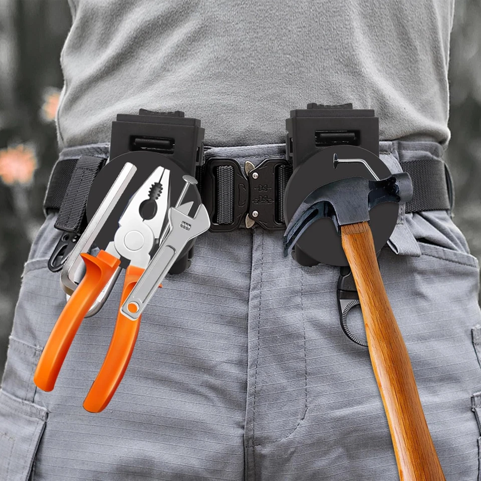 3 Pack Tool Holster Belt Clip Strong Holstery Magmaster Belt Clip Heavy Duty Bel - Image 4 of 4