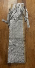 Lustre-Weave Silver Paper Dress 1960s NOS Unworn In Original Envelope