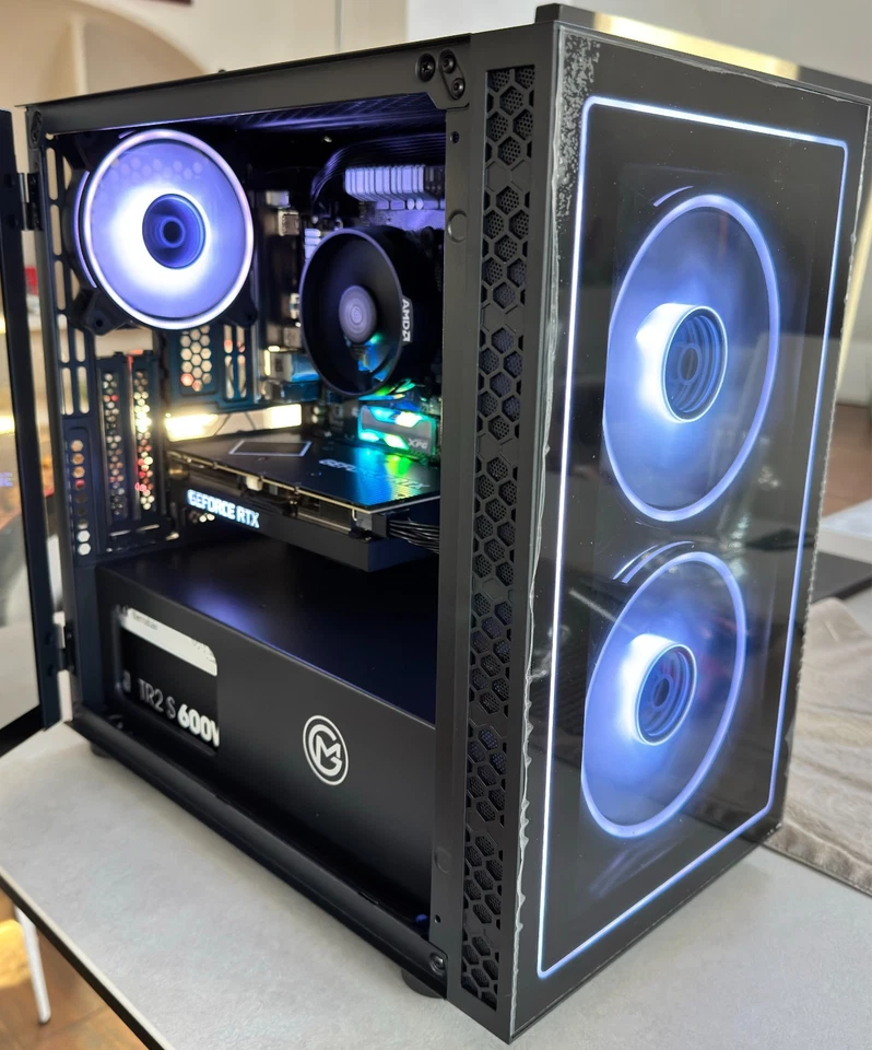 Gaming PC Ryzen 5 5500 | RTX 3060 Ti | 16 GB RAM | 500 GB M2| Wi-Fi | Windows 11