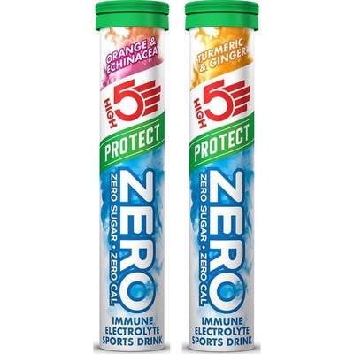High 5 Zero Protect Elektrolyt Hydration Sport Getränk Tabletten 20 Tube Laufen