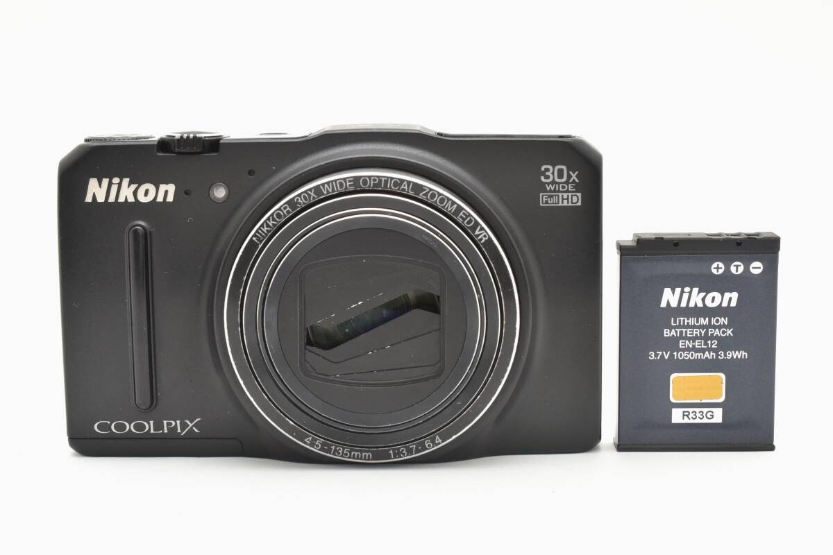 Nikon COOLPIX S9700 16.0MP Digital Camera - Black
