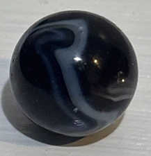 Vacor Octopus Zebra Inky Marble .63” VTG Machine Made