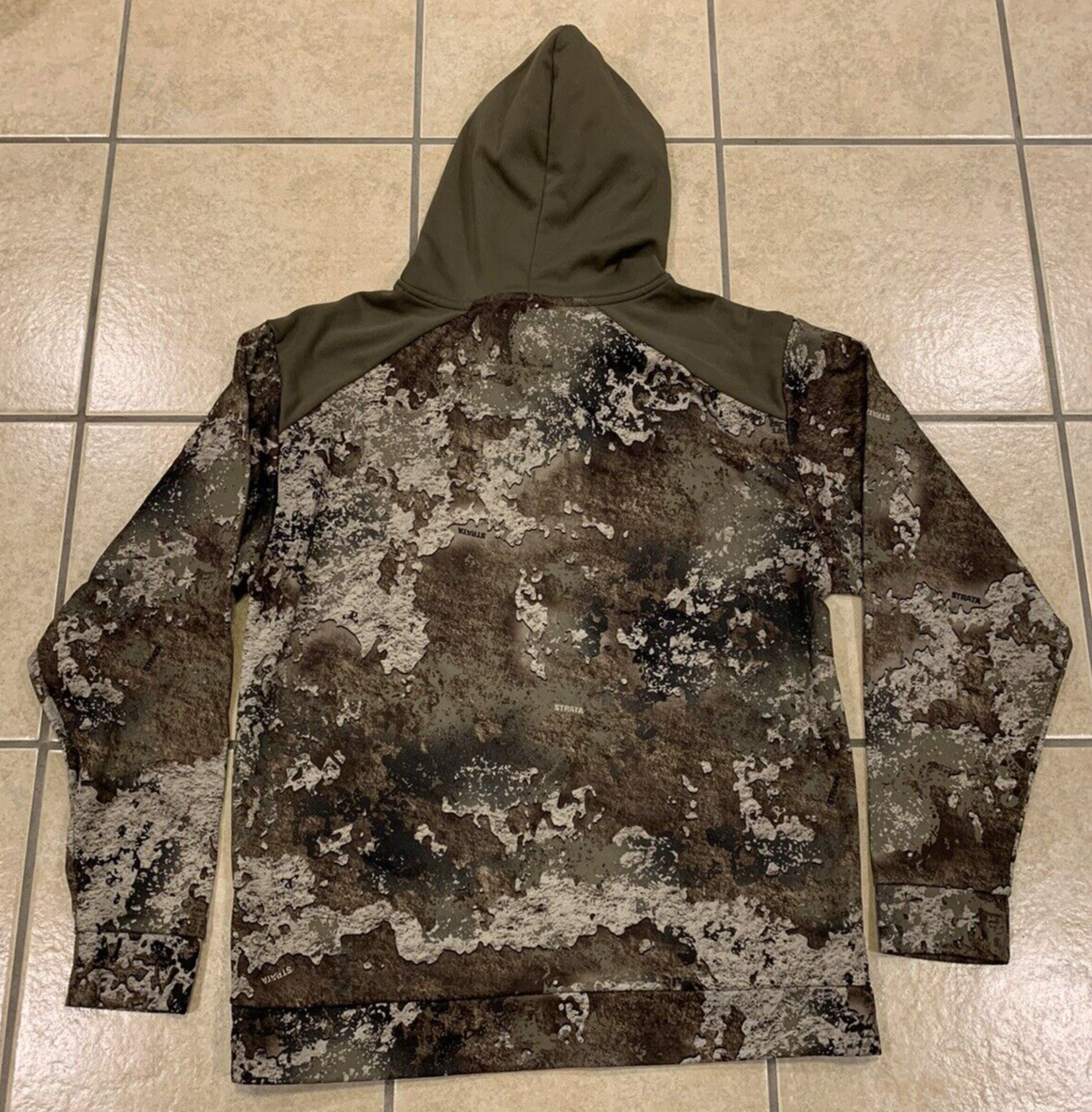 Men's Medium Redhead Strata Camouflage Hooded Pullover Hunting Sweatshirt