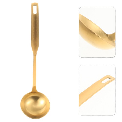 Cooking Ladle Stainless Steel Gravy Ladle Sauce Soup Spoon Wok Ladle Heavy Duty - Picture 9 of 12