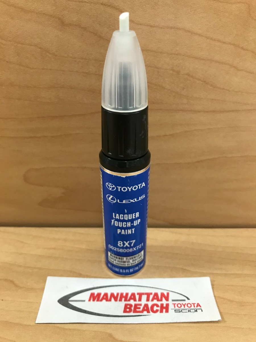 GENUINE TOYOTA ELECTRIC STORM BLUE TOUCH-UP PAINT CODE 8X7