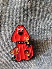 CLIFFORD THE BIG RED DOG-ENAMEL PIN-UNBRANDED-SHIP ALL THE PINS U BUY FOR $4.99