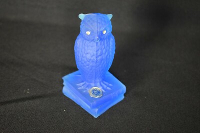 Owl on Books Westmoreland Glass Figurine NWT | eBay