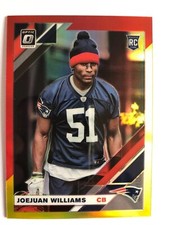 2019 Donruss Optic Red And Yellow Prizm Joejuan Williams RC PATRIOTS