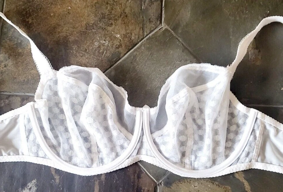 Бюстгальтер балконетный 32I Curvy Kate Dottie полупрозрачный на косточках CK6201 - Изображение 3 из 4