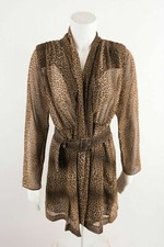 Zara Mini Dress ANIMAL Leopard Print Long Sleeve 8561/105 XS #3315 LOST BELT