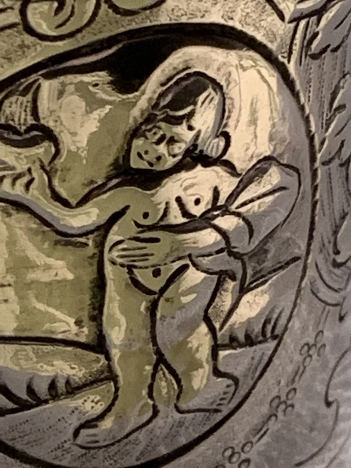 Muy rara Copa de Plata Antigua Rusa Siglo XVIII 1750 Moscú Vasiliy Nikitin Foto 2 de 4