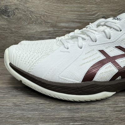 Asics Mens Solution Swift FF White Antique Brown Running 