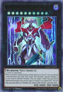 Number XX: Utopic Dark Infinity - DANE-EN093 - Ultra Rare - 1st Edition x3 - Nea