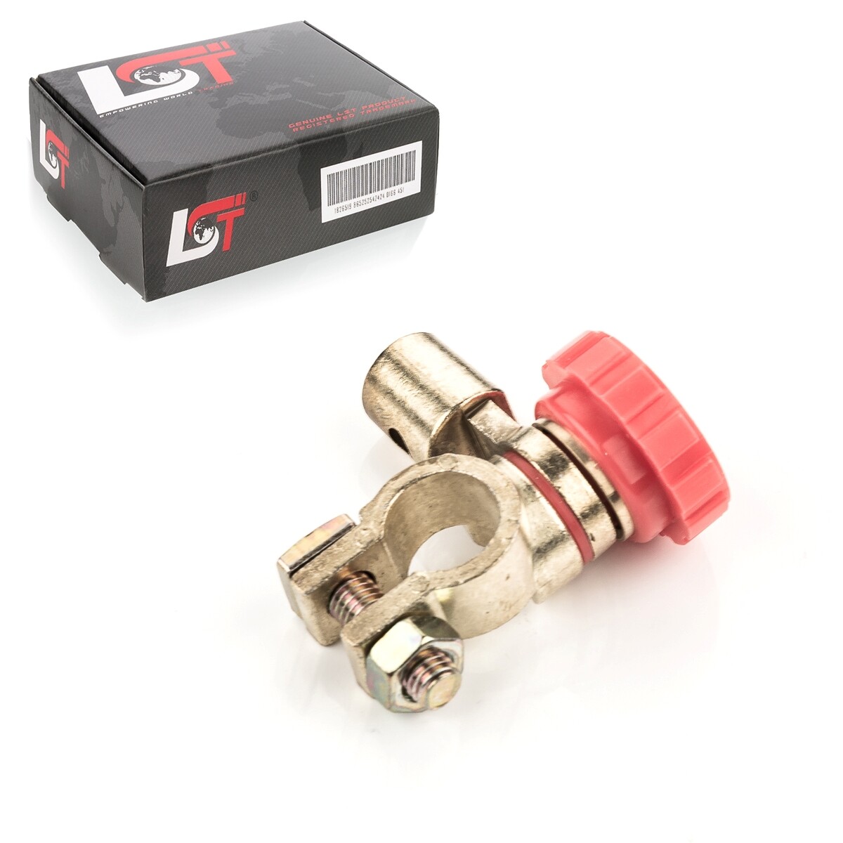Car Battery Isolator Terminal with Round Knob Red for VW PASSAT