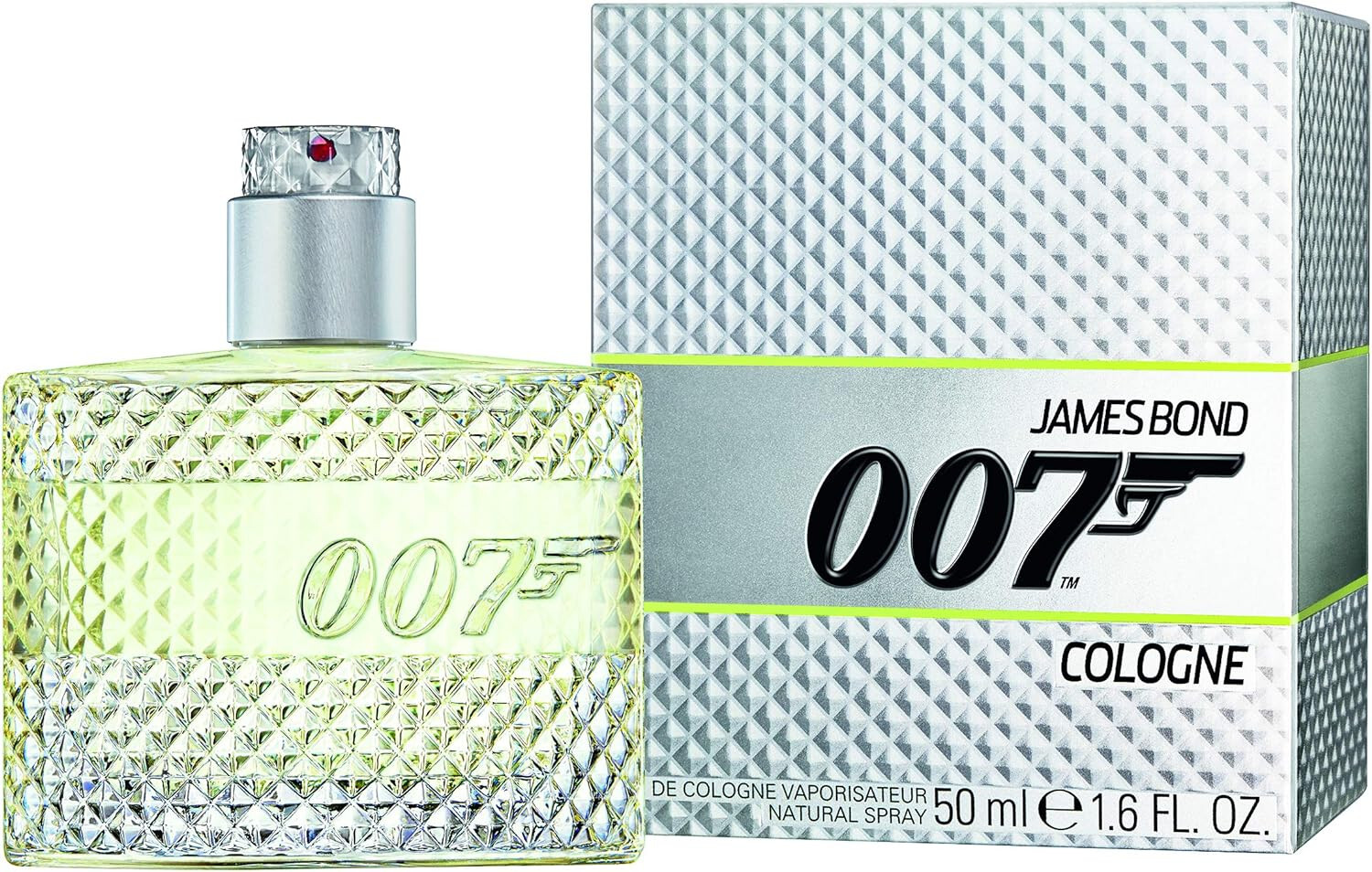 Eau de cologne James Bond 007 : offrez un parfum masculin chic avec son flacon design 50ml