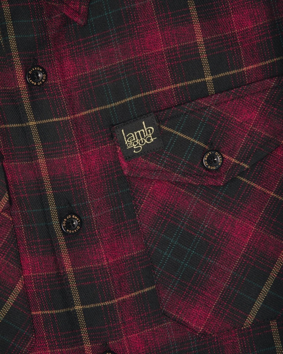 トップス DIXXON LAMB OF GOD ASHES FLANNEL L SIZE NIP! MEN'S ORIGINAL Dixxon Flannel 