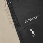 Embroidered Roman Numeral Hoodie Personalised Anniversary Couples Gift TI