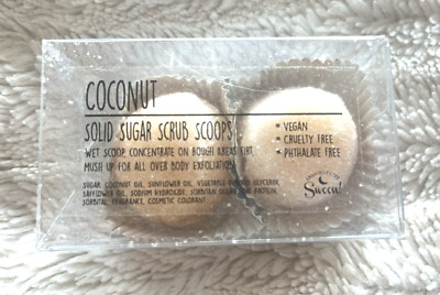 Coconut Sugar Scrub 2 pack Scoops
