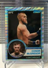 2018 Topps Chrome UFC 1983 SILVER WAVE Refractor CONOR MCGREGOR SP #05/99 Made