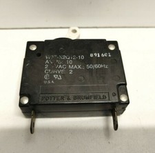 NEW OLD STOCK POTTER  BRUMFIELD 10A 277V 1-POLE CIRCUIT BREAKER W67-X2Q12-10