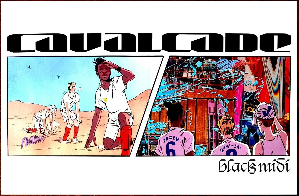 BLACK MIDI Cavalcade 2021 Ltd Ed New RARE Tour Poster +BONUS Punk