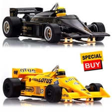 AFX Mega-G+ Ayrton Senna Lotus 97T 1985 & Lotus 99T 1987 Combo HO Slot Car