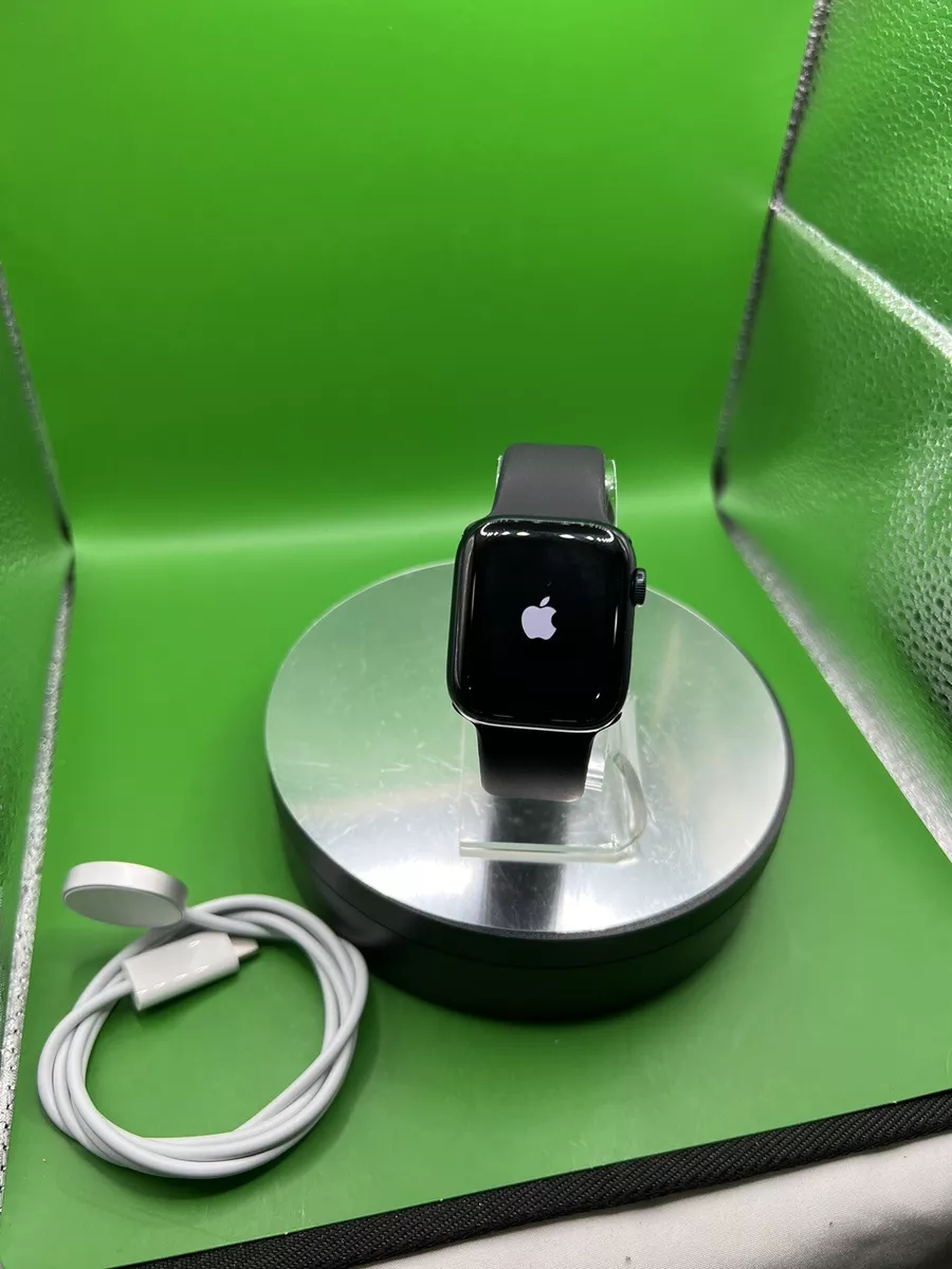 Apple Watch Series 7 mm Midnight Aluminum Case with Midnight GPS +CEL