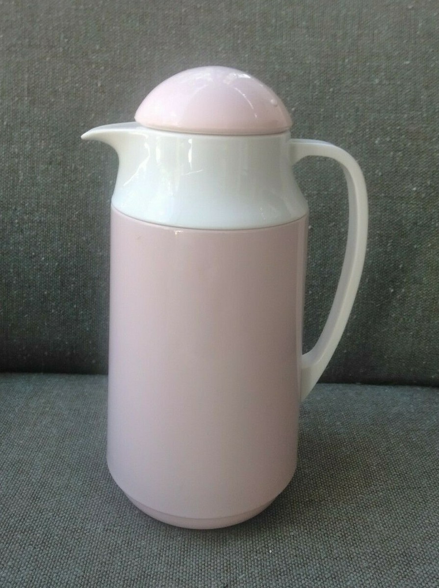 Crown Corning Thermique Qt Hot Cold Vintage Pink Carafe Thermos