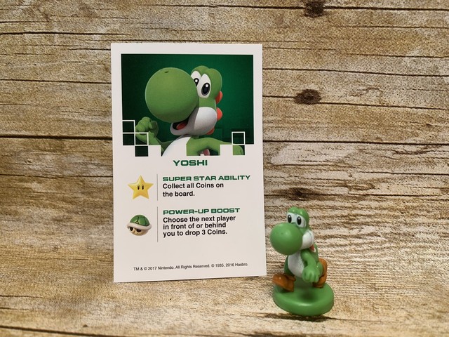 Monopoly Gamer Nintendo Character Token &amp; Card Yoshi Replacement Piece ...