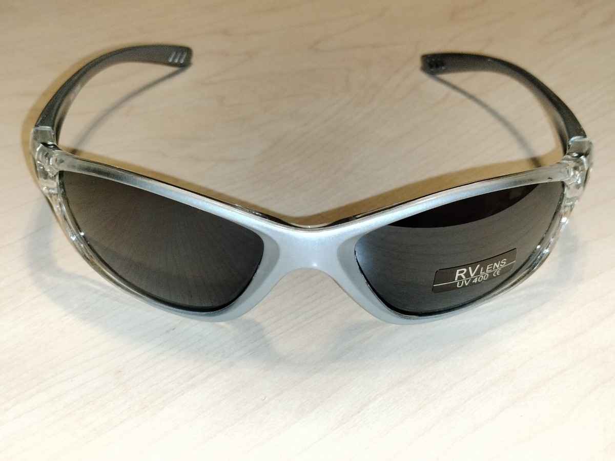 Plastic Frame Sunglasses with Smoke Mirror Lenses Harley-Davidson® Mens Square Frame Sunglasses, Gray Frames  main image 3