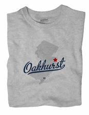 Oakhurst New Jersey NJ T-Shirt MAP