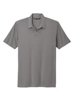 Travis Mathew Mens Oceanside Solid Short Sleeve Polo Quiet Shade Gray Small