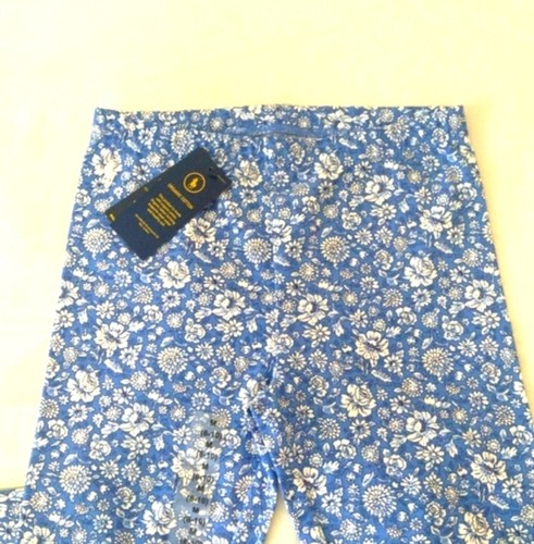 polo ralph lauren Girls Pull On Stretchy Floral White / Blue Casual Leggings - Picture 3 of 9
