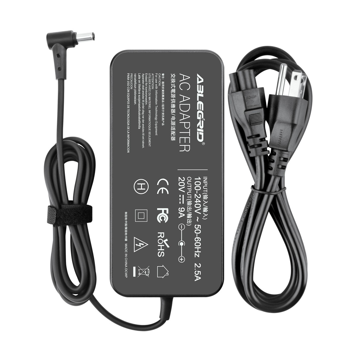 20V 9A 180W AC/DC Adapter For ASUS ROG Zephyrus G14 GA401Q GA401