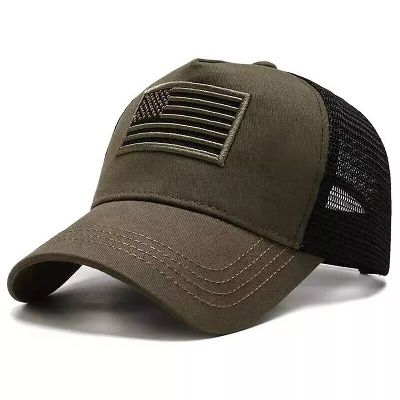 Gorra de Beisbol para Hombres Moda Snapback Bandera EE.UU. Sombrero Ajustable