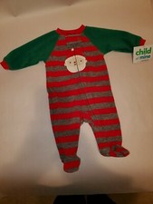 Child of Mine Newborn SANTA Fleece One-Piece by Carter's NWT