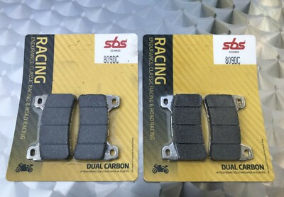 2x SBS 809 DC Racing Bremsbeläge Honda CBR 1000 RR SC57, SC59, CBR 600 RR, PC40