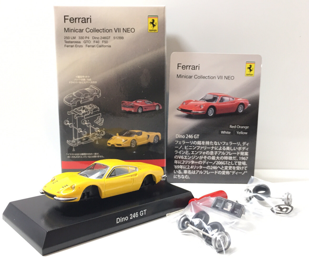 Kyosho 1/64 Ferrari VII 7 NEO Unassembled Diecast Car Model Dino 