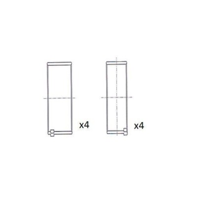 1x Pleuellager FAI AutoParts BB2069-STD passend für CITROËN FORD JAGUAR