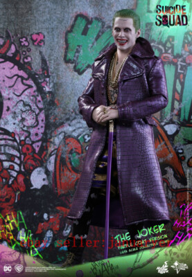 Perfect Hot Toys Mms382 1/6 Suicide Squad Joker Purple Coat Deluxe